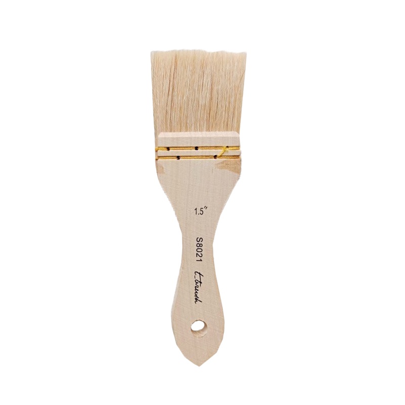 Štetec t-brush S8021, kozí vlas, široký plochý, 5 cm