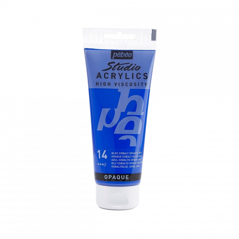 Studio Acrylics 100 ml, 14 Opaque Cobalt blue