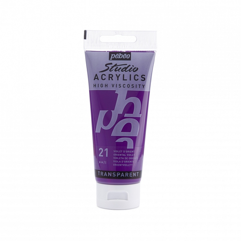 Studio Acrylics 100 ml, 21 Oriental violet