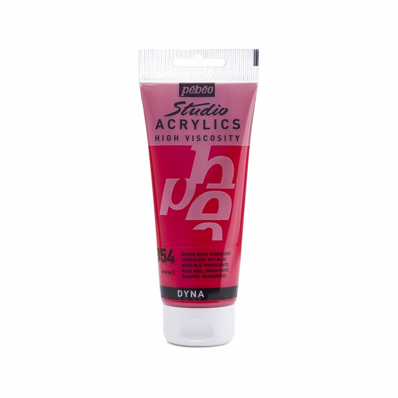 Studio Acrylics 100 ml, 354 Iridescent red blue