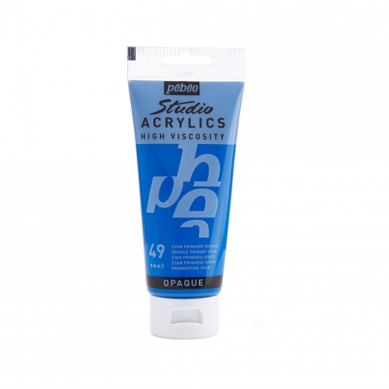 Studio Acrylics 100 ml, 49 Primary cyan