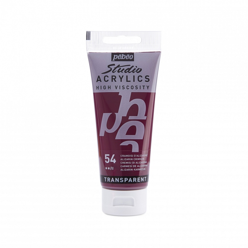 Studio Acrylics 100 ml, 54 Alisarin crimson