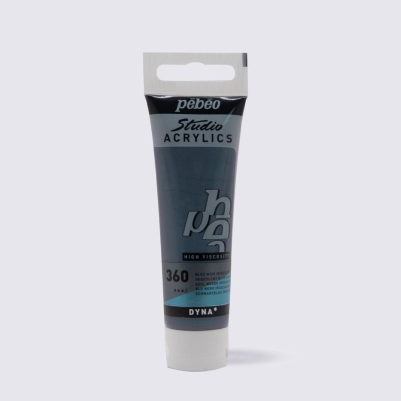 Studio Acrylics 30 ml, 360 Iridescent Blue Black
