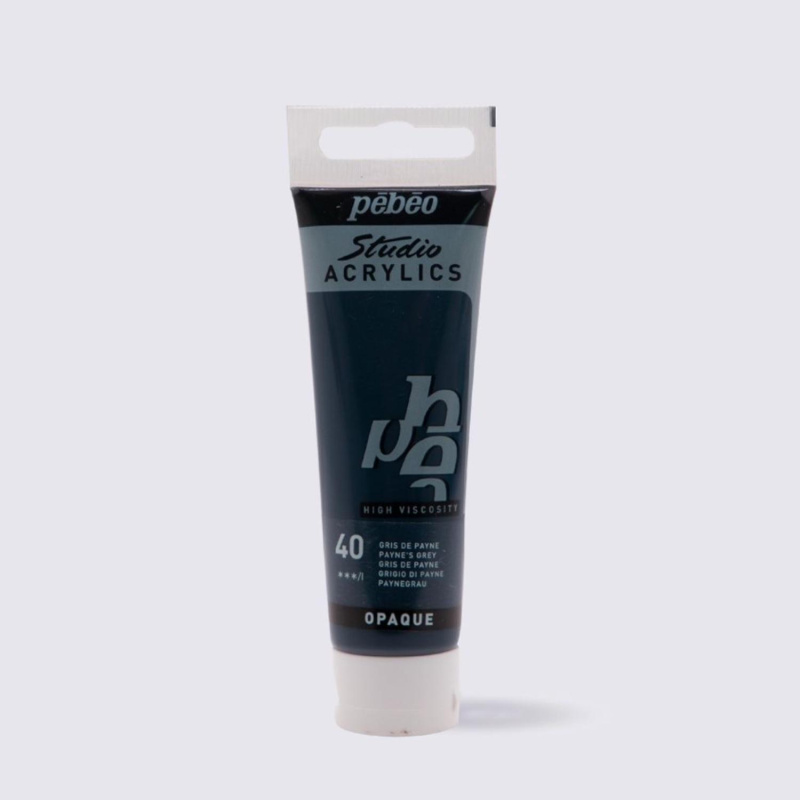 Studio Acrylics 30 ml, 40 Paynes Grey
