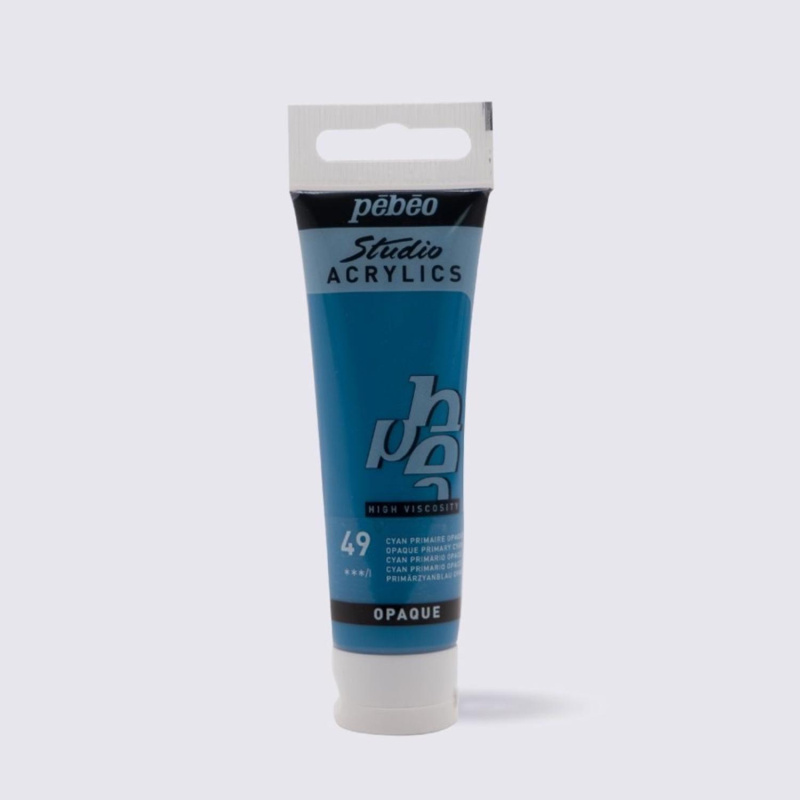 Studio Acrylics 30 ml, 49 Opaque Primary Cyan