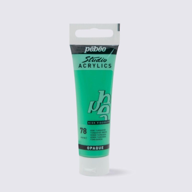 Studio Acrylics 30 ml, 78 Turquoise Green