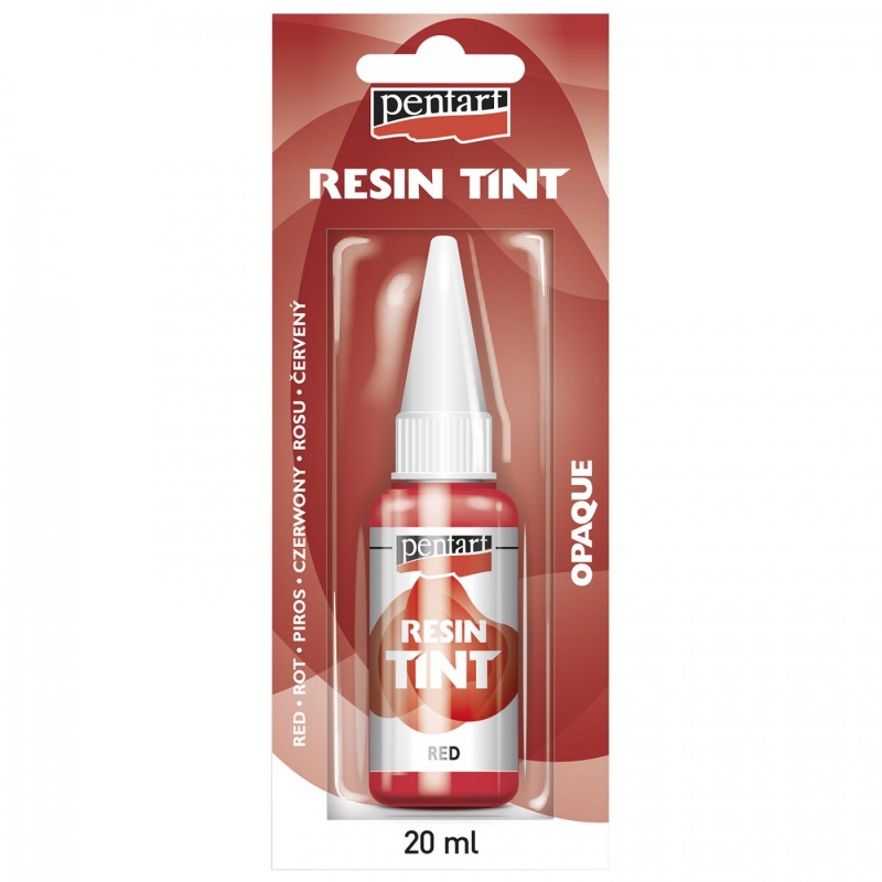 Tekuté farbivo do živice, 20 ml, červená