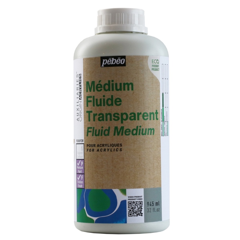 Transparentné médium Origin acrylics 945ml