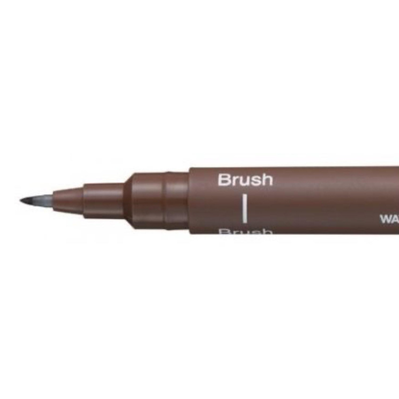 UNI PIN brush, štetcový hrot, sépiový