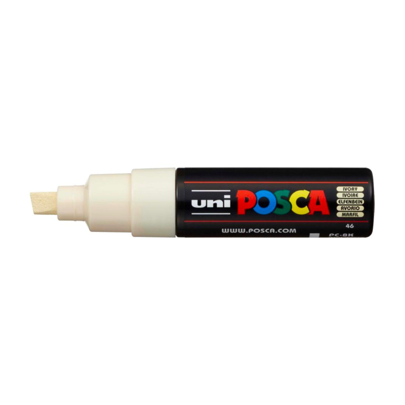 Uni Posca fixka PC-8K, 8 mm, smotanová