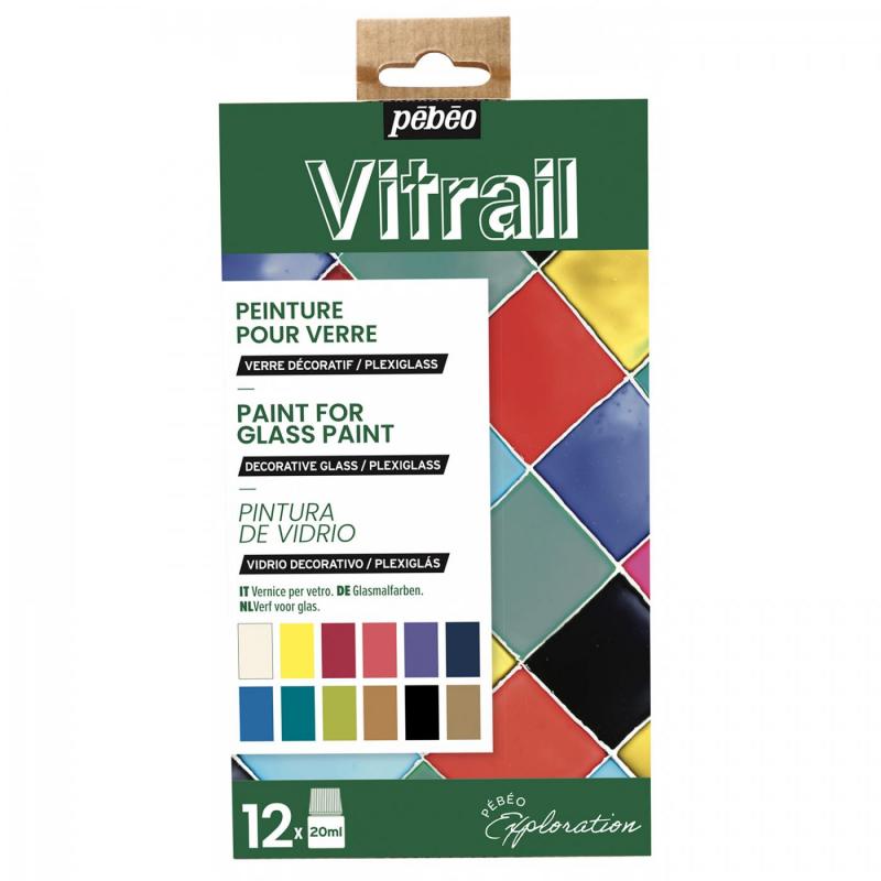 Vitrail, sada veľká 12 x 20 ml