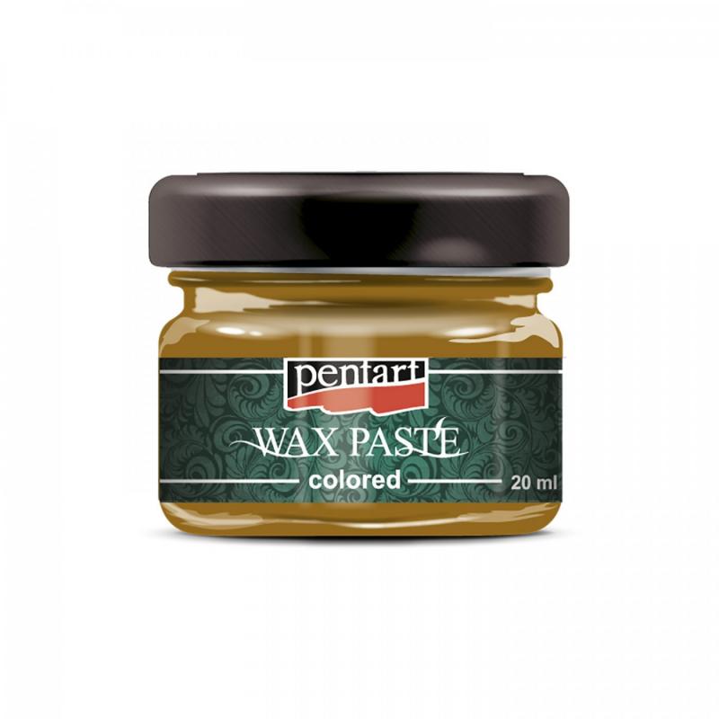 Vosková pasta, farebná, 20 ml, žltá