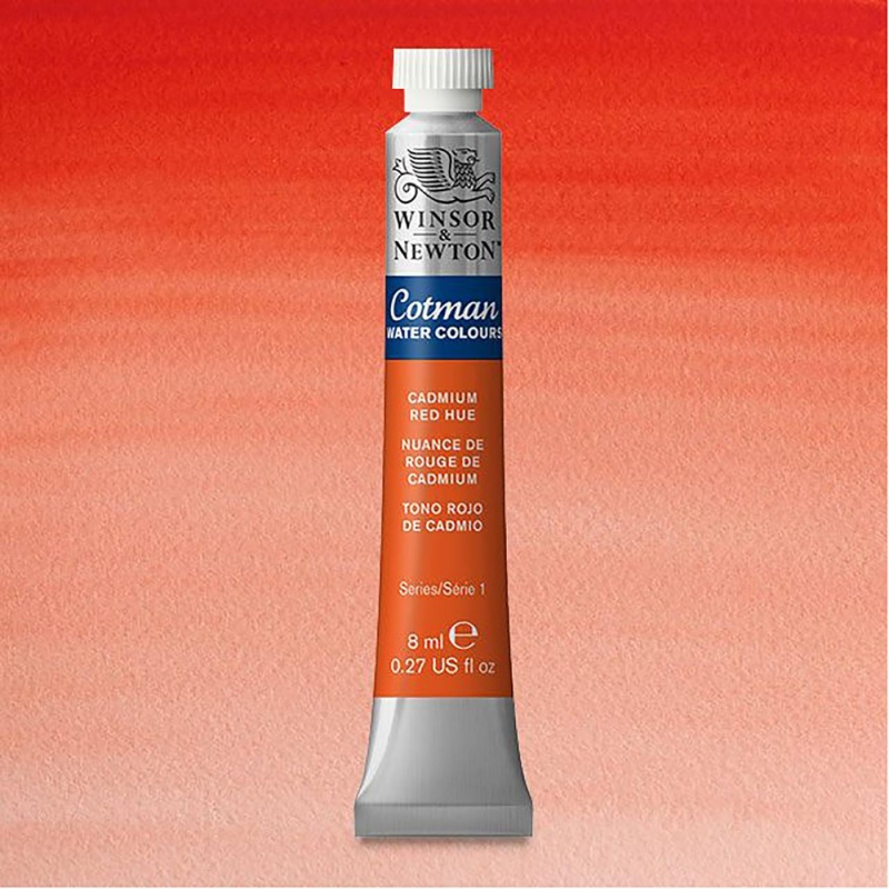 Winsor&Newton, Cotman, akvarel, Cadmium Red Hue