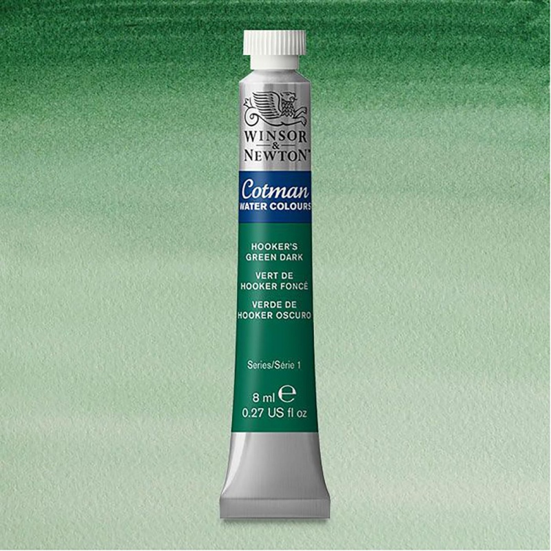 Winsor&Newton, Cotman, akvarel, Hooker`s Green Dar