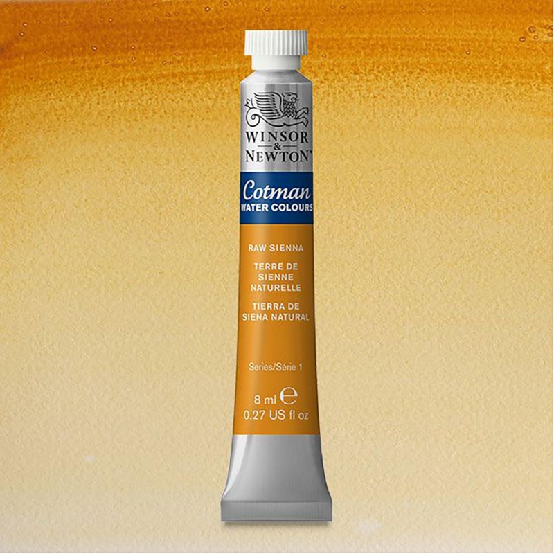 Winsor&Newton, Cotman, akvarel, Raw Sienna