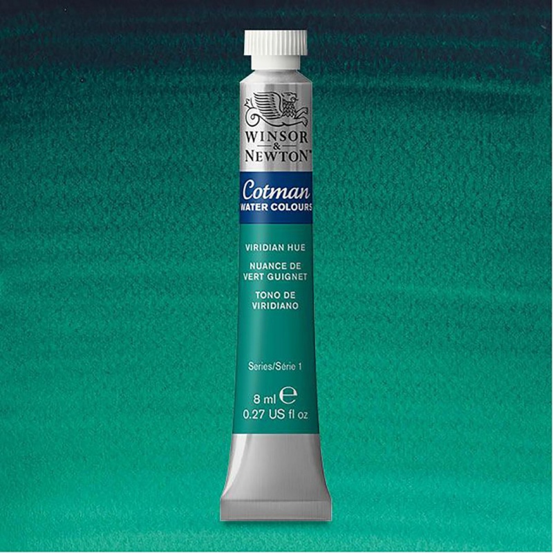 Winsor&Newton, Cotman, akvarel, Viridian Hue