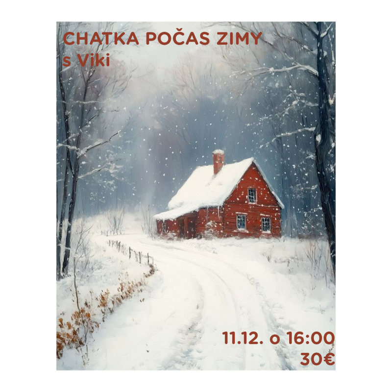 Workshop, Chatka počas zimy - olejomaľba, 11. 12. 2025 - 16:00