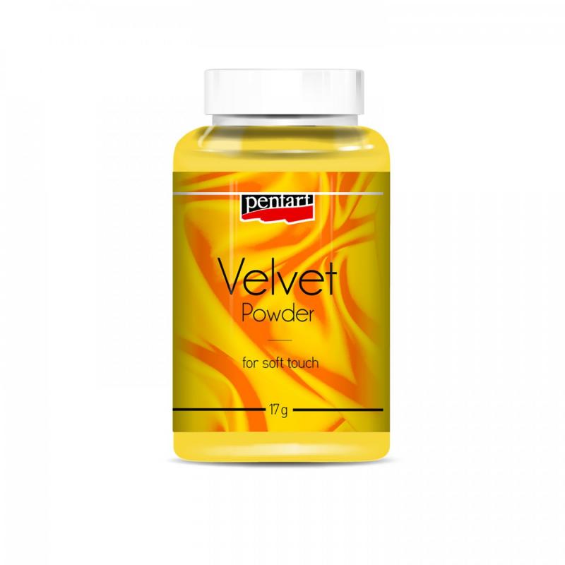 Zamatový prášok, 17 g, žltá