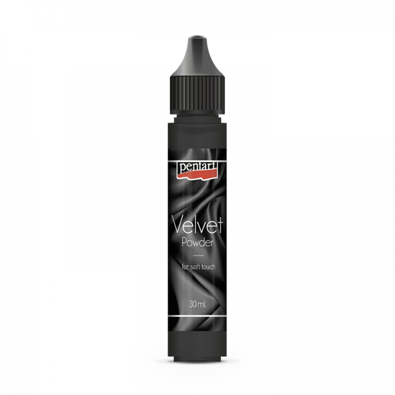 Zamatový prášok, 4 g, čierna