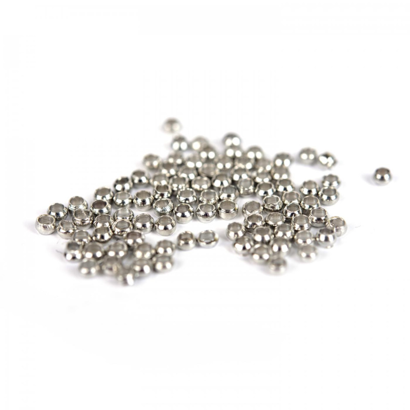 Zatláčací rokajl 2,5 mm platina 10 ks