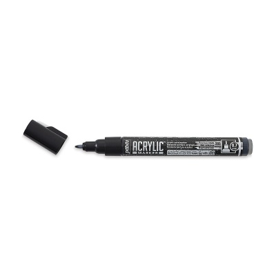 ACRYLIC MARKER 0,7 mm, 55 Prec. black