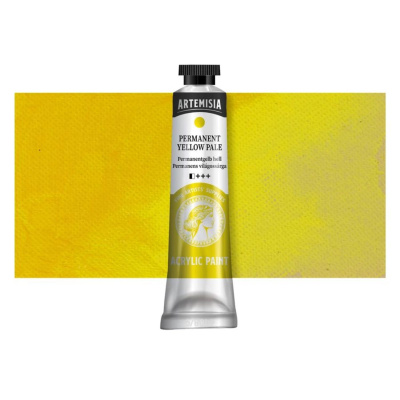 Akrylová farba Artemisia permanent yellow pale, 40 ml