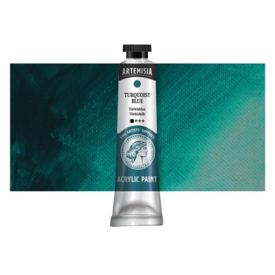 Akrylová farba Artemisia turquoise blue, 40 ml