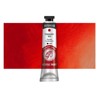 Akrylová farba Artemisia vermilion red, 40 ml