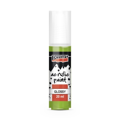 Akrylová farba lesklá 20 ml, jablková zelená