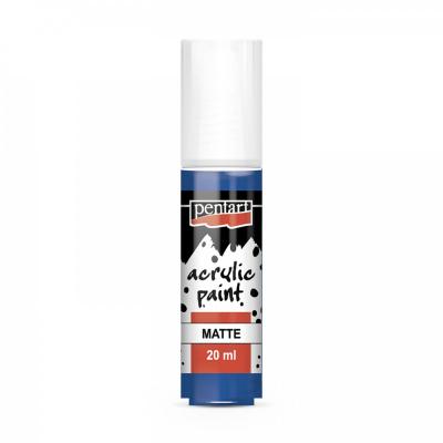 Akrylová farba matná 20 ml, modrá