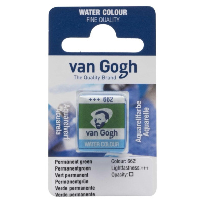 Akvarelová farba Van Gogh, 2 ml, Permanent green