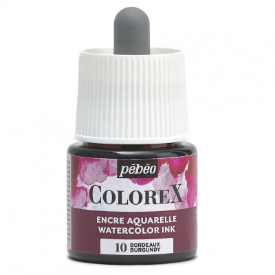 Akvarelový atrament COLOREX, burgundy 45 ml