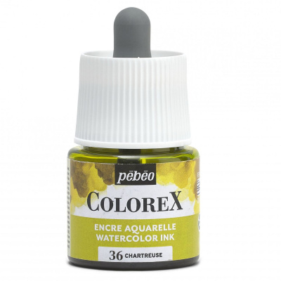 Akvarelový atrament COLOREX, chartreuse 45 ml