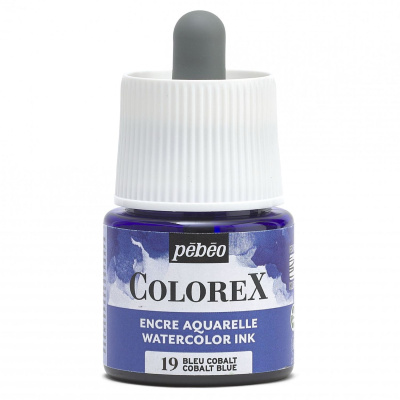 Akvarelový atrament COLOREX, cobalt blue 45 ml