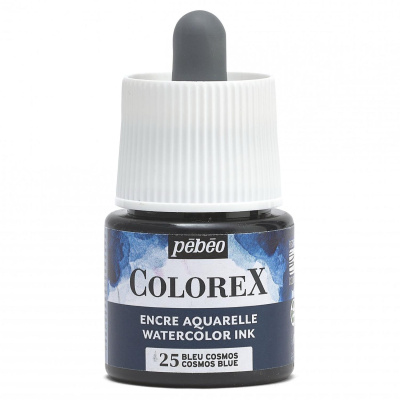 Akvarelový atrament COLOREX, cosmos blue 45 ml