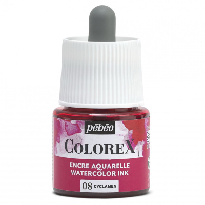 Akvarelový atrament COLOREX, cyclamen 45 ml