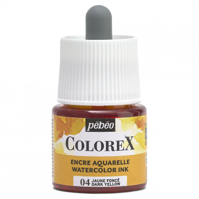 Akvarelový atrament COLOREX, dark yellow 45 ml