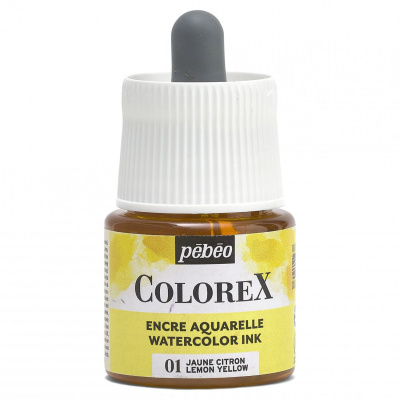 Akvarelový atrament COLOREX, lemon yellow 45 ml
