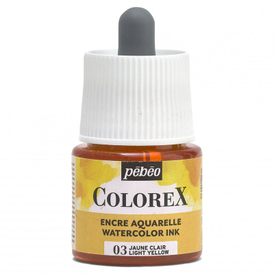 Akvarelový atrament COLOREX, light yellow 45 ml
