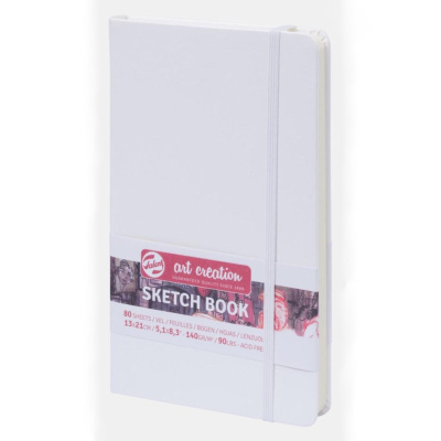 Art book, Art Creation, blok na skicovanie, 13 x 21 cm, biely