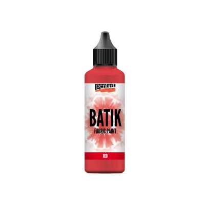 Batikovacia farba, 80 ml, červená