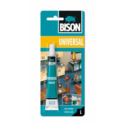 BISON Univerzálne číre lepidlo, 25 ml