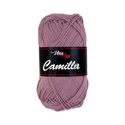 Camilla, 100% bavlnená priadza, 50 g, cca 125 m, 8077 ružovofialová