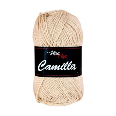 Camilla, 100% bavlnená priadza, 50 g, cca 125 m, 8212 krémová