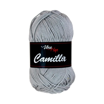 Camilla, 100% bavlnená priadza, 50 g, cca 125 m, 8232 šedá