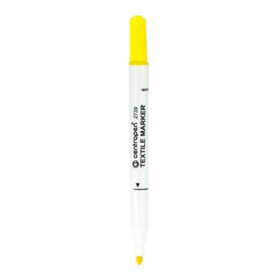 Centropen fixka na textil 2739, 1,8 mm žltá