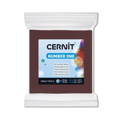 CERNIT Number One 250 g, 800 hnedá