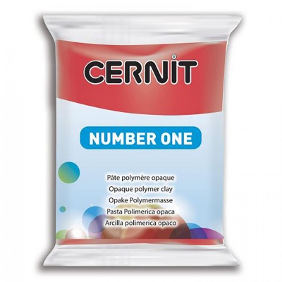 CERNIT Number One 56g, 400 červená, 50% priehľadnosť