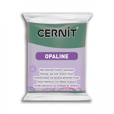 CERNIT Opaline 56g keramický vzhľad, 637 zelená