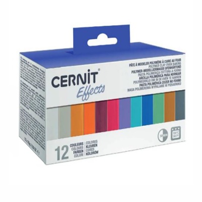 CERNIT sada EFFECTS 12 x 25 g